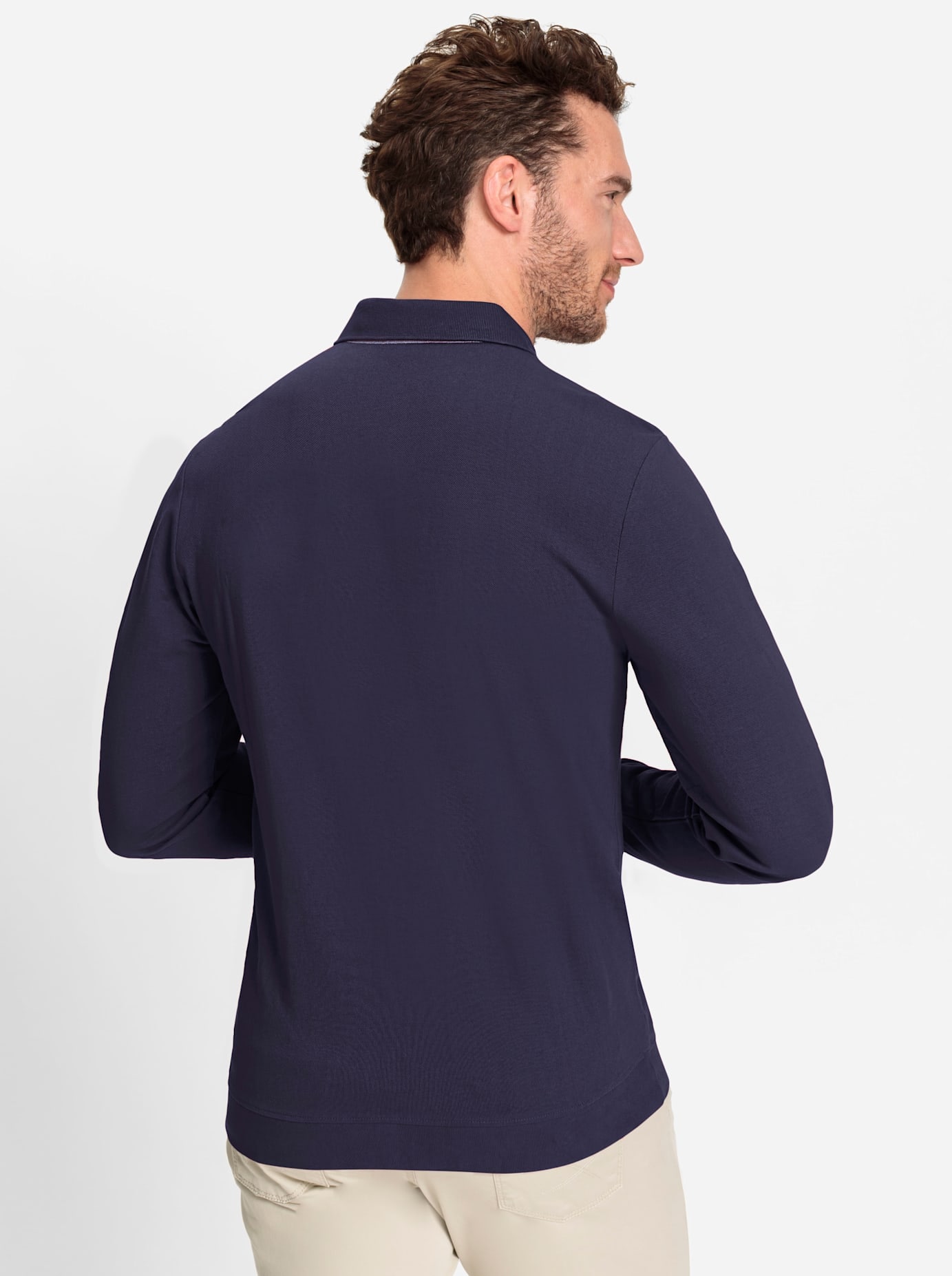 Marco Donati Poloshirt »Langarm-Poloshirt«, 1 Stk.