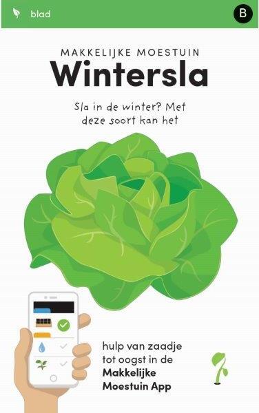 Makkelijke Moestuin groentezaad wintersla (Lactuca sativa 'Merveille d'hiver')