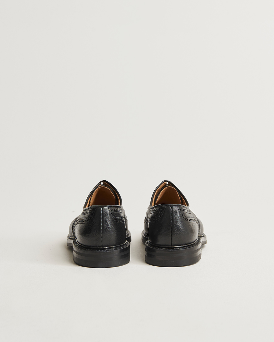 Crockett & Jones Pembroke Milled Grain Dainite Black