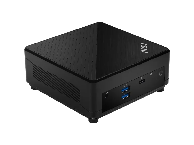 MSI Cubi 5 12M 406BEU - Barebone - mini PC FCBGA1744 Socket - 1 x Core i5 1235U / op til 4.4 GHz - RAM 0 GB - Intel Iris Xe Graphics - IEEE 802.11ax (Wi-Fi 6E), Bluetooth 5.3, Gigabit Ethernet, 2.5 Gigabit Ethernet - sort