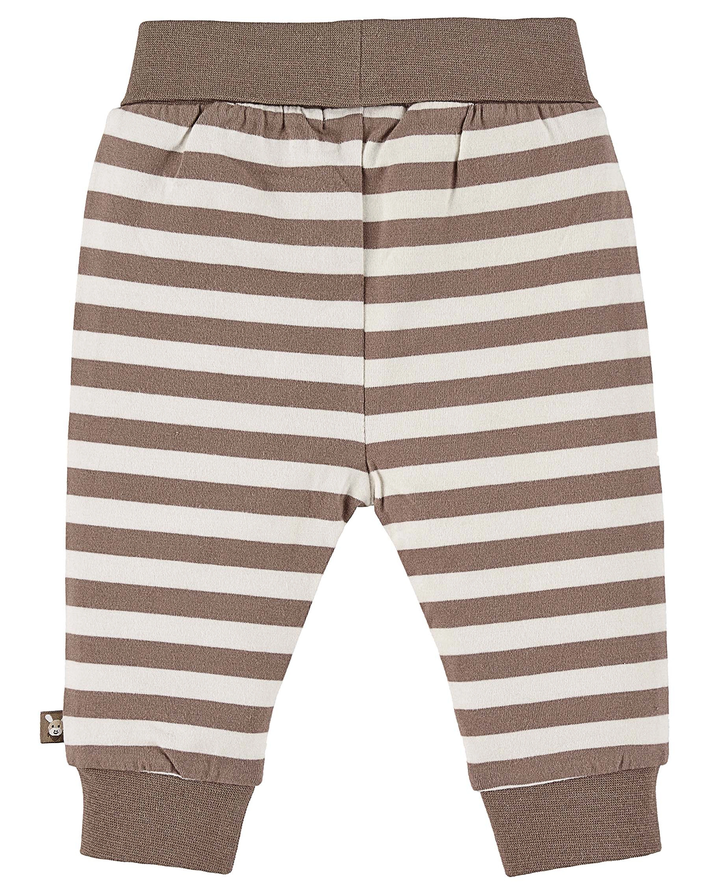 Schlupfhose EMMI COMFORT gestreift in braun/beige