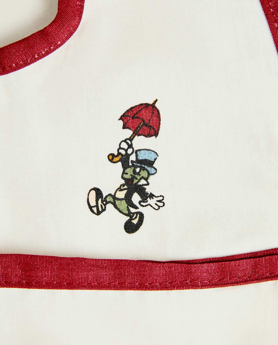 BABADOR INFANTIL DE NATAL DO PINÓQUIO DA DISNEY, REVESTIDO DE RESINA