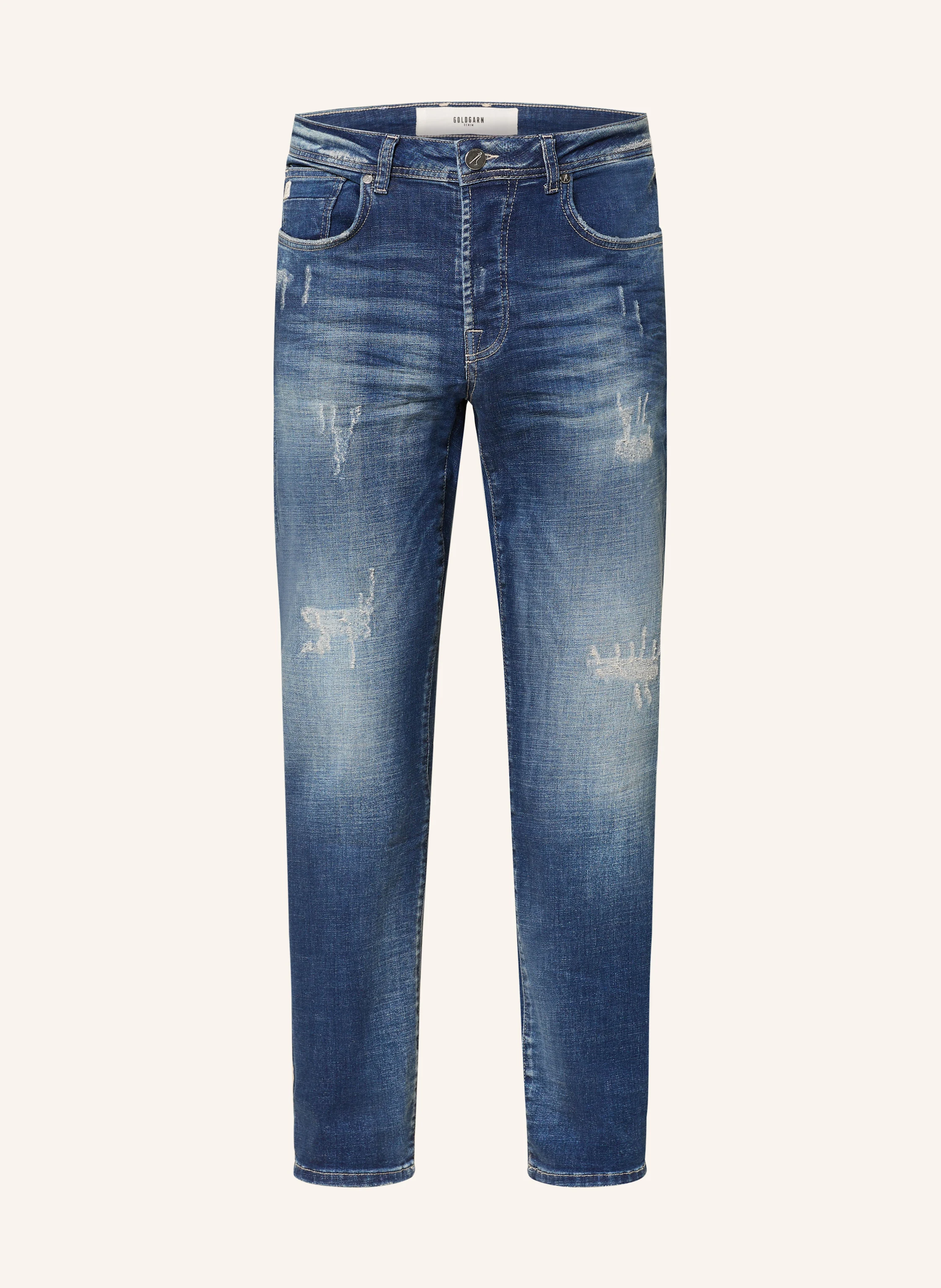 GOLDGARN DENIM Destroyed Jeans U2 Tapered Fit