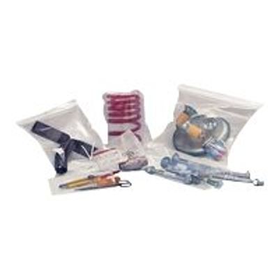 Logistipack - 100 Sachets à fermeture zip - 80 x 120 mm - transparent