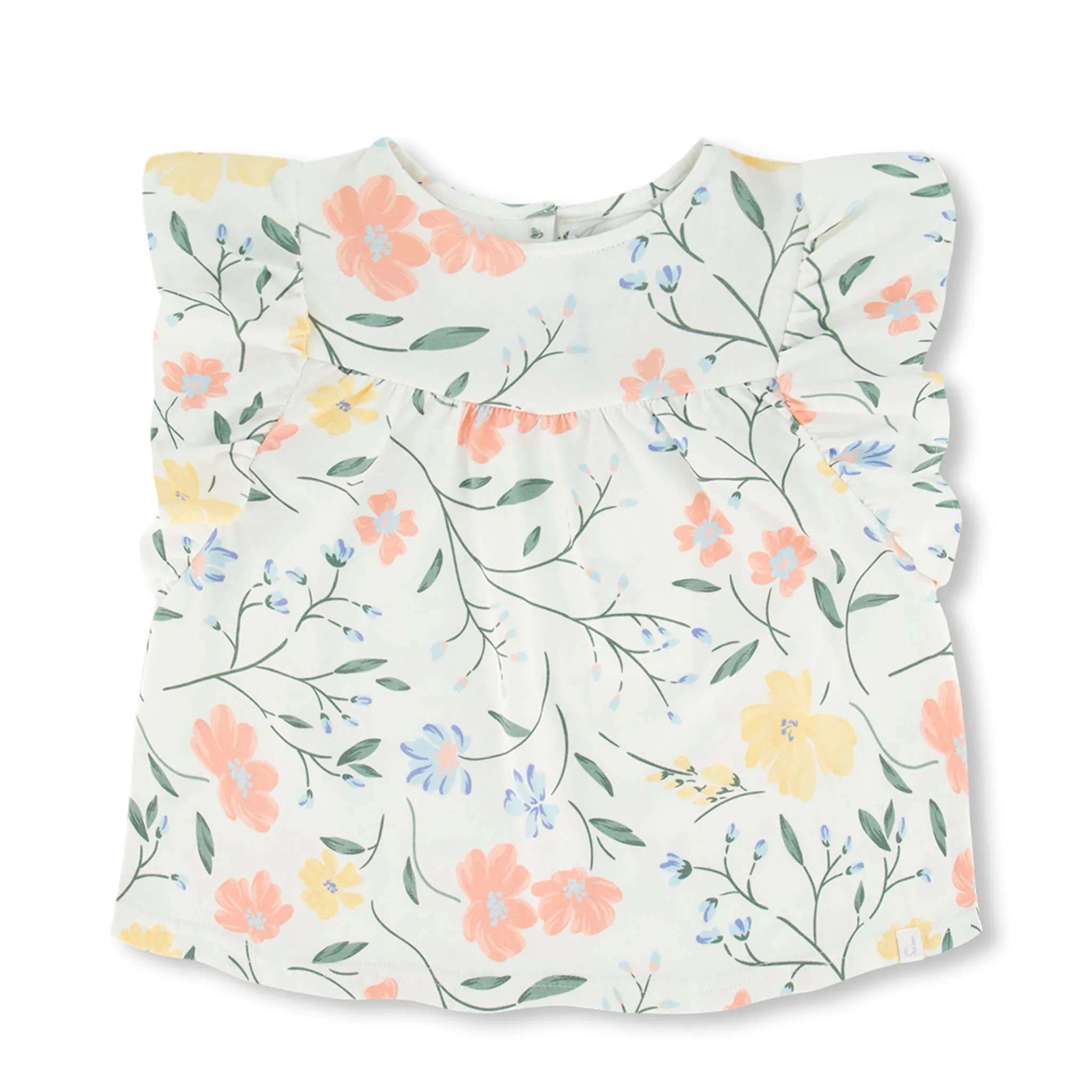 Deux par Deux Blouse Volant Romantique 3-6ans