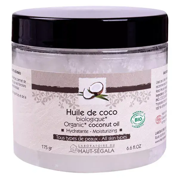 Óleo Vegetal de Coco Virgem Orgânico Haut-Ségala 175g