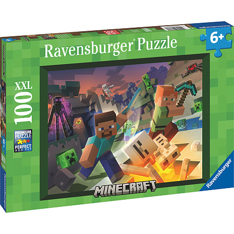 Minecraft Monster puslespil - 100 brikker