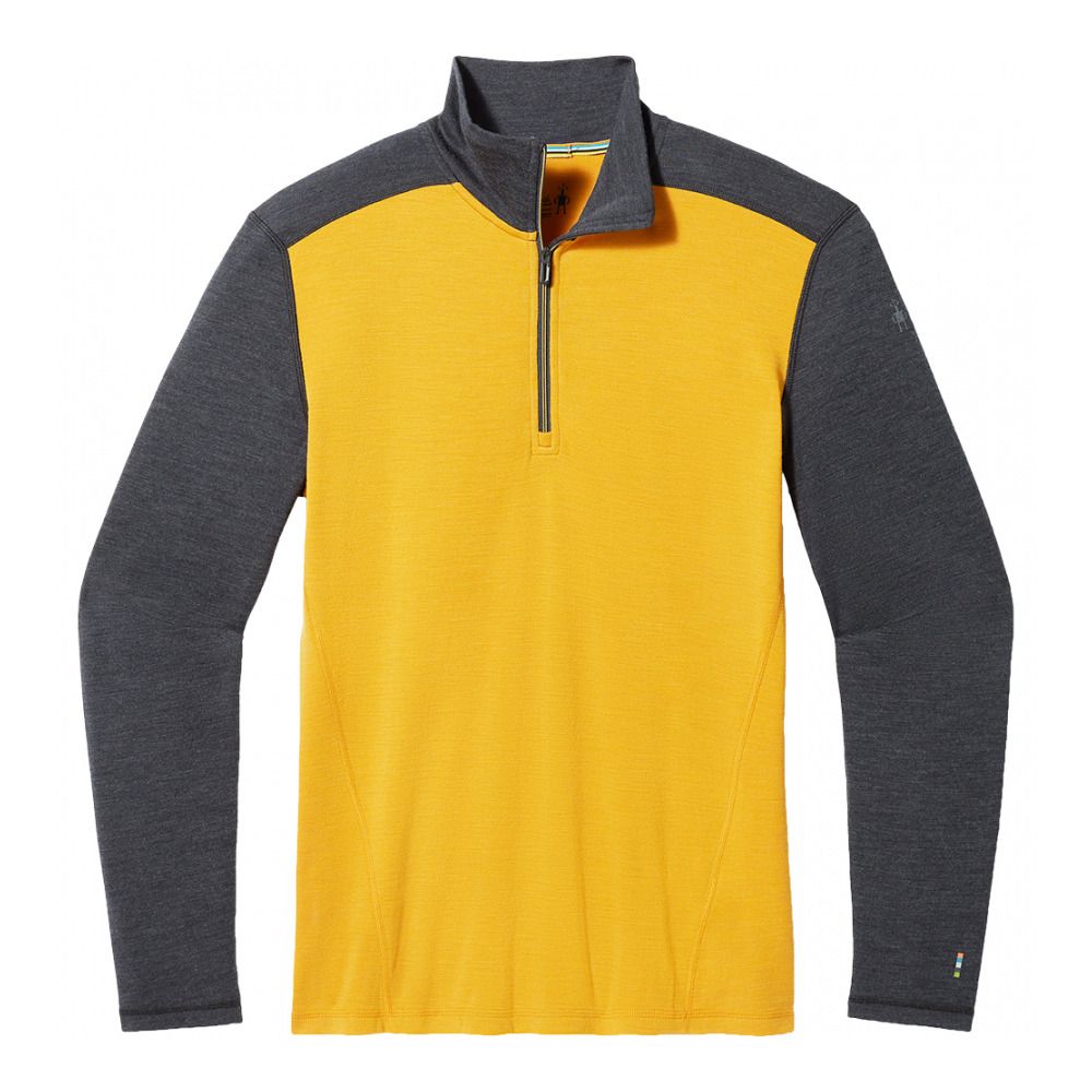 Smartwool CLASSIC THERMAL MERINO - Sous-couche Homme charcoal honey gold