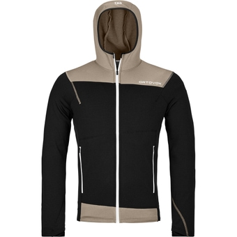 Ortovox Fleece Light Hoody Fleecejacke Black Raven Herren