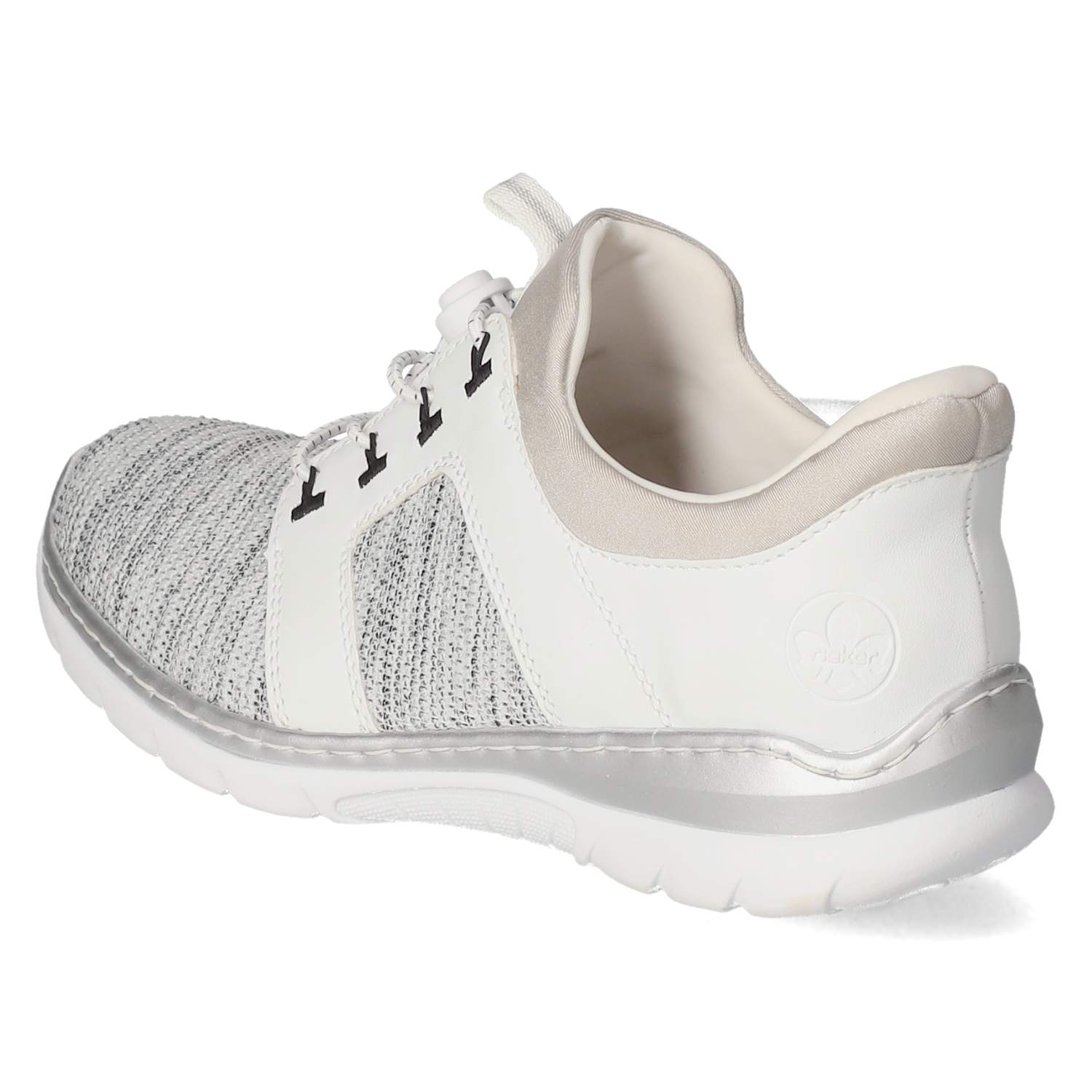 Rieker Slip On Sneaker - grau kombi