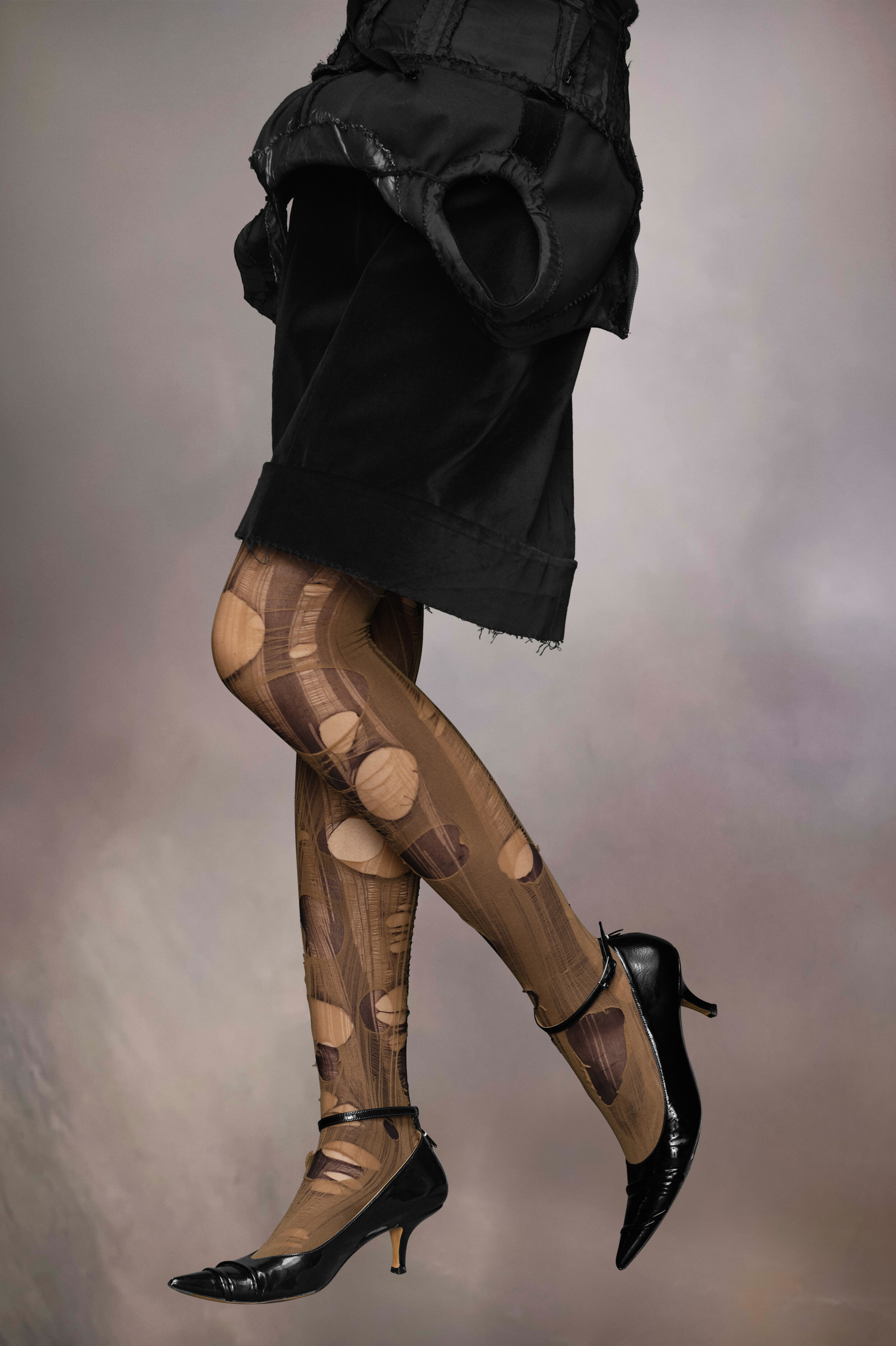 Escarpins Kinkies noirs en cuir pour femme Noir