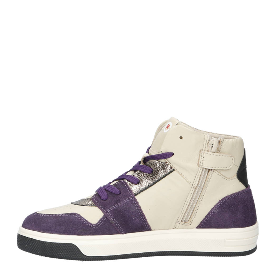 Red Code leren sneakers paars