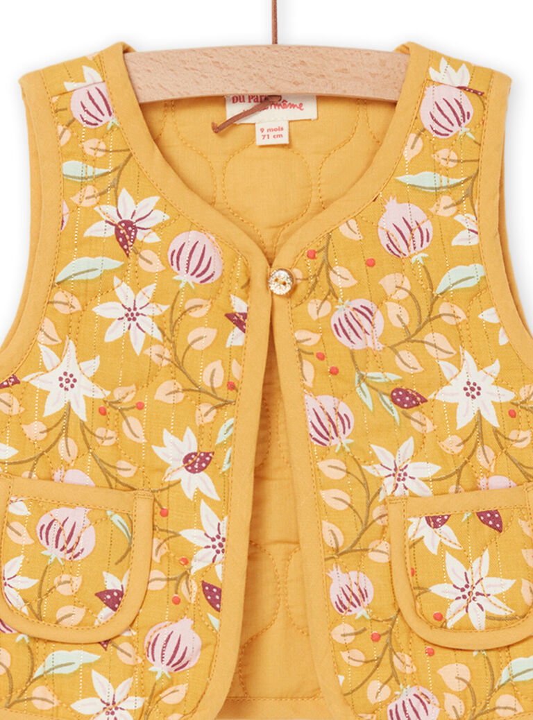 Cardigan sans manches réversible