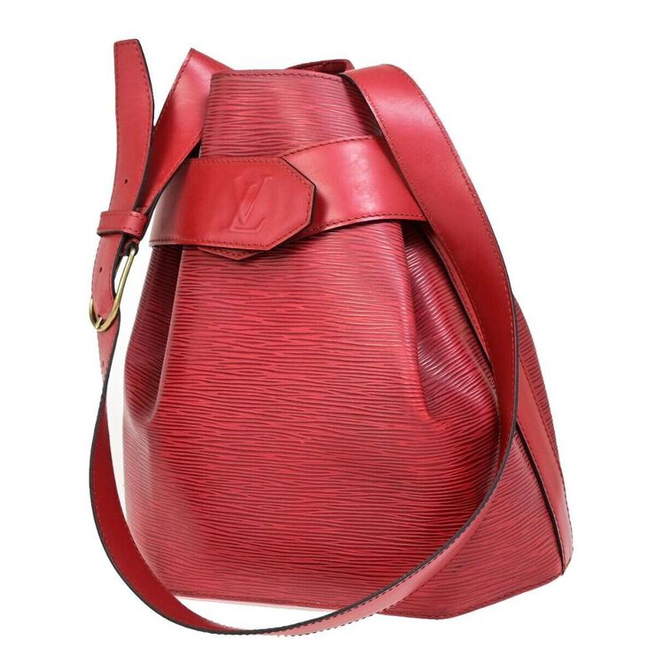 Louis Vuitton Vintage Louis Vuitton Sac D'épaule Red