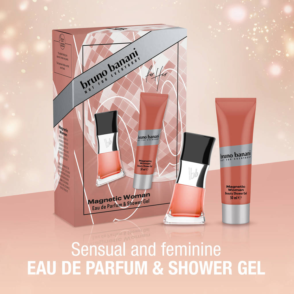 geschenkset Magnetic Woman - eau de parfum 30 ml + showergel 50 ml