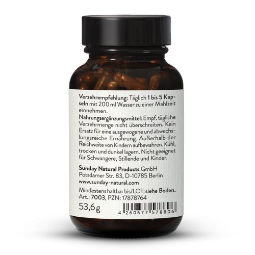 Sunday Natural Products  Indol-3-Carbinol Brokkoli Extrakt
