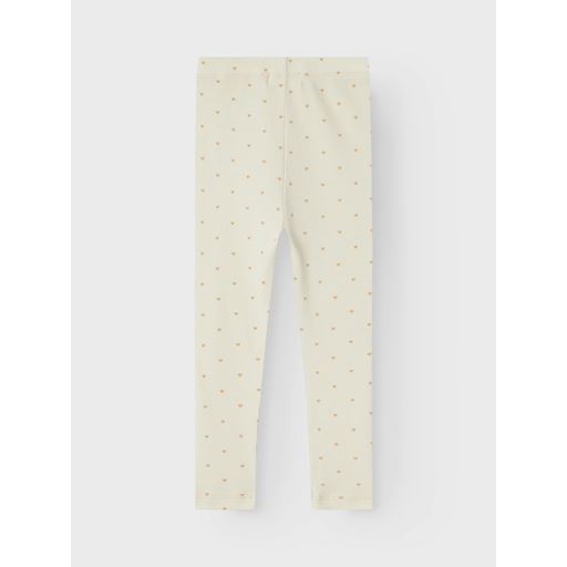 Lil' Atelier Gago Leggings, Turtledove Heart, 122 cm