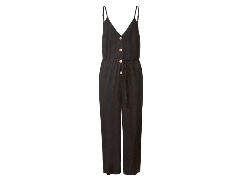 Jumpsuit voor dames, linnen en viscose