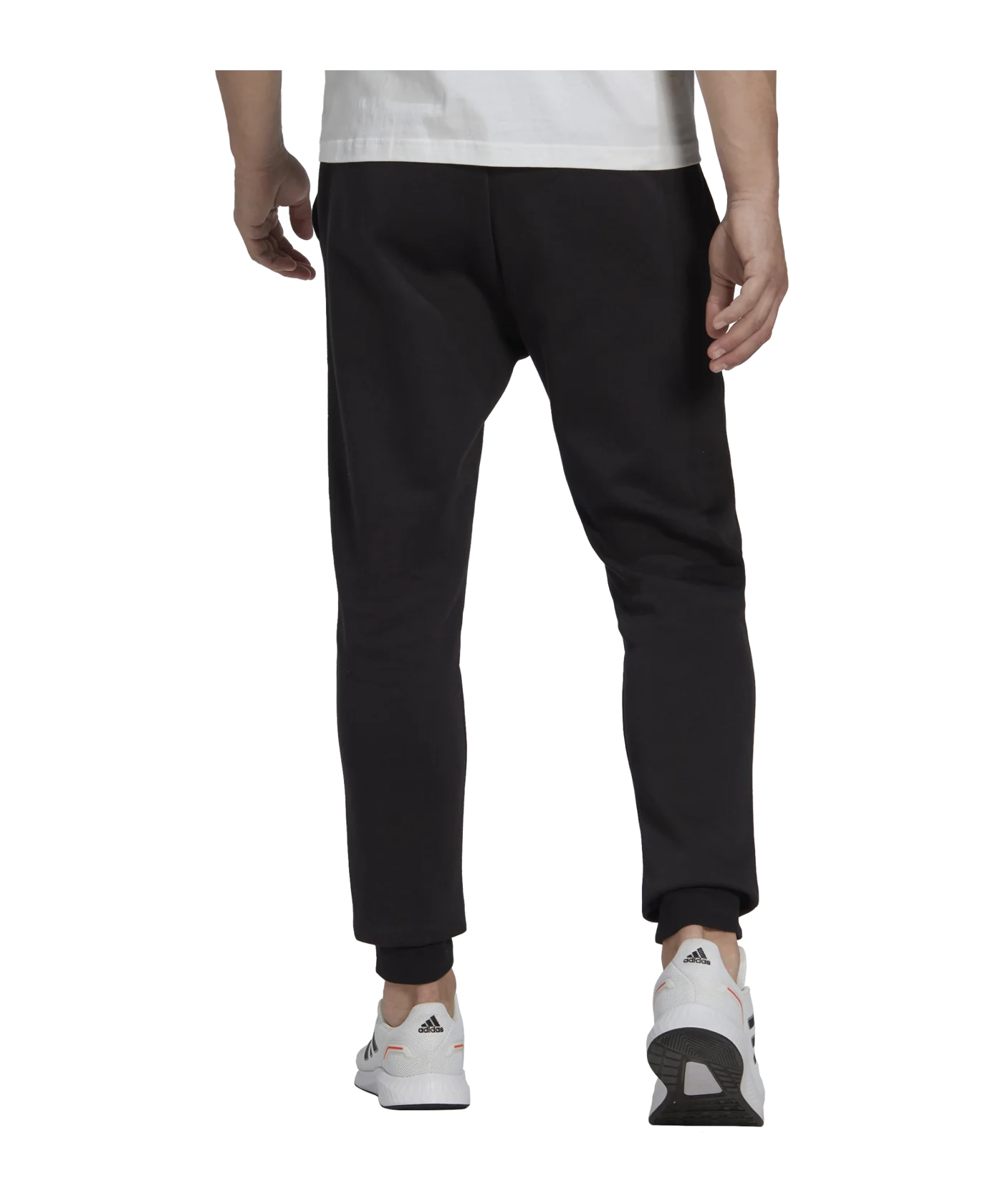 adidas Feelcozy Jogginghose Schwarz Weiss