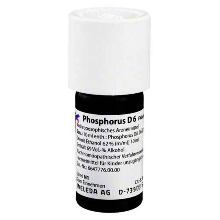 Phosphorus D 6 Dilution, 20 ml
