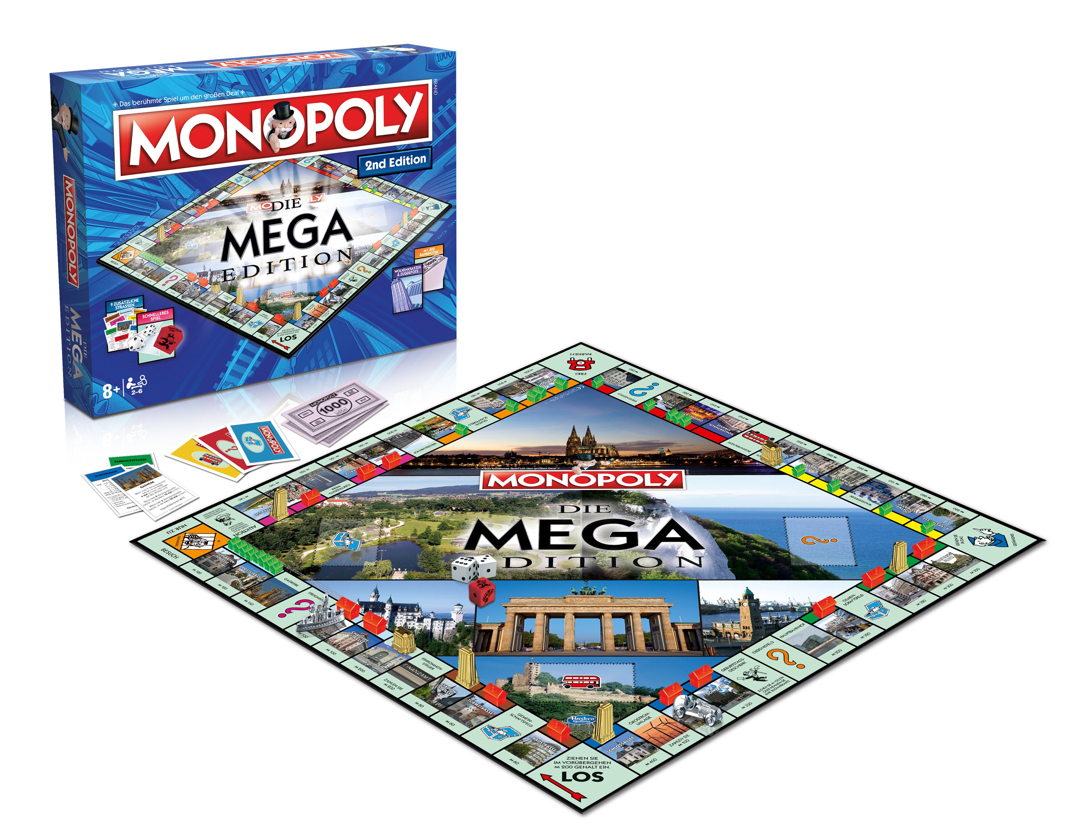 Monopoly Mega 2nd Edition Gesellschaftsspiel Brettspiel Spiel Auflage
