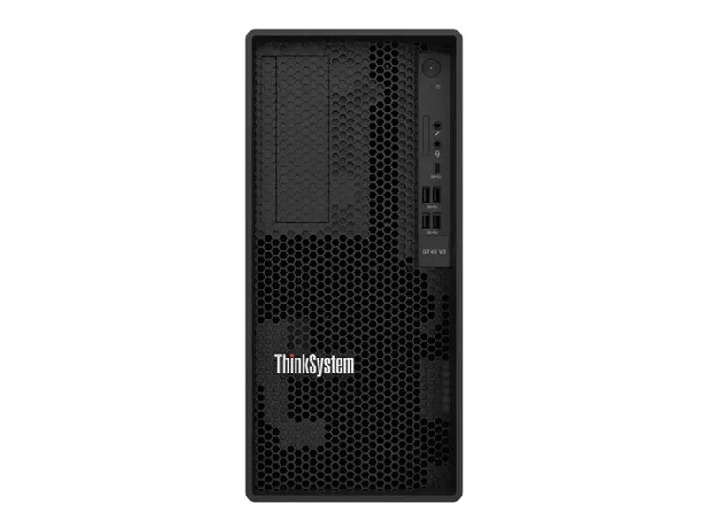 Lenovo ThinkSystem ST45 V3 7DH5 - Server - tower envejs - 1 x EPYC 4344P / op til 5.3 GHz - RAM 32 GB - non-hot-swap 3.5