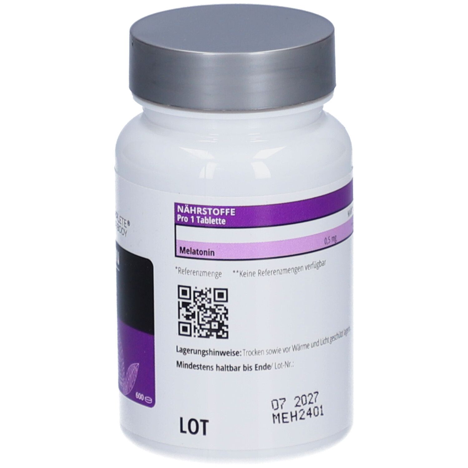 CYB MELATONIN 0,5 mg vegan Tabletten