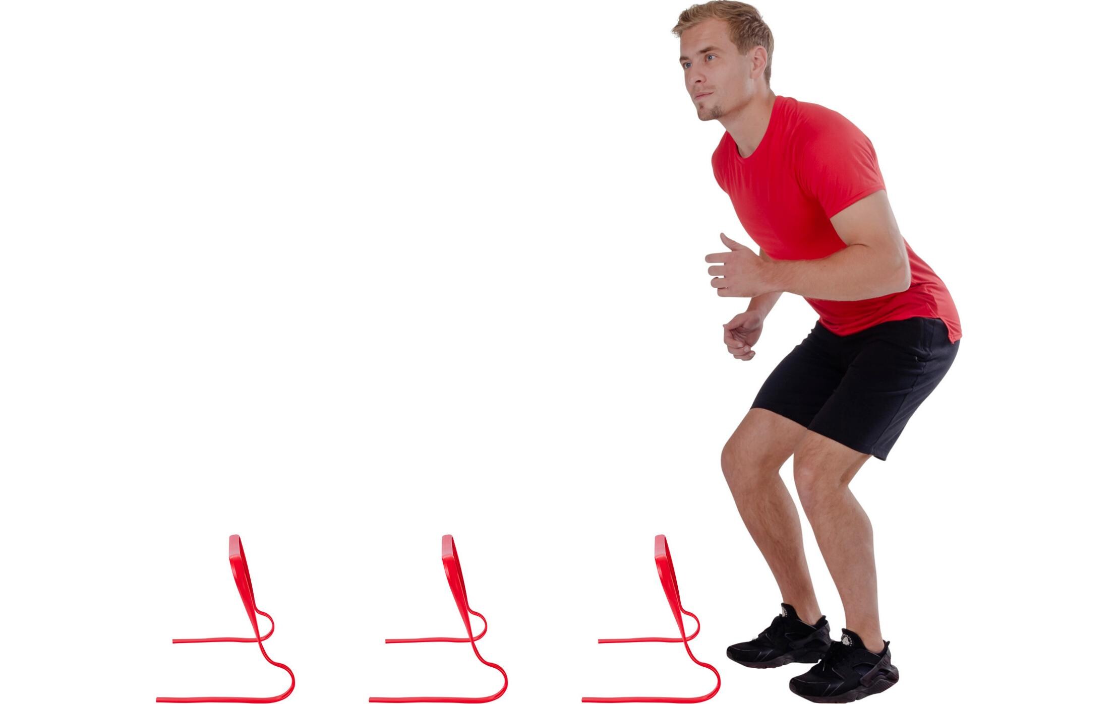 Trainingshürden 28 cm, 4 StückHurdles für ein abwechslungsreiches Training