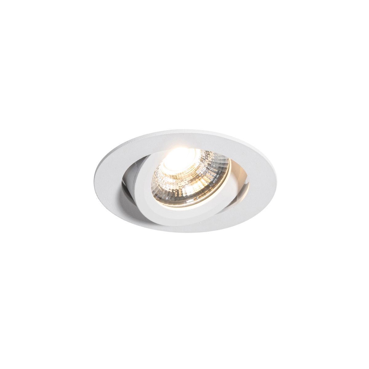 Set van 6 moderne inbouwspots wit 8,2cm incl. LED IP54 ultra slim - Pupil