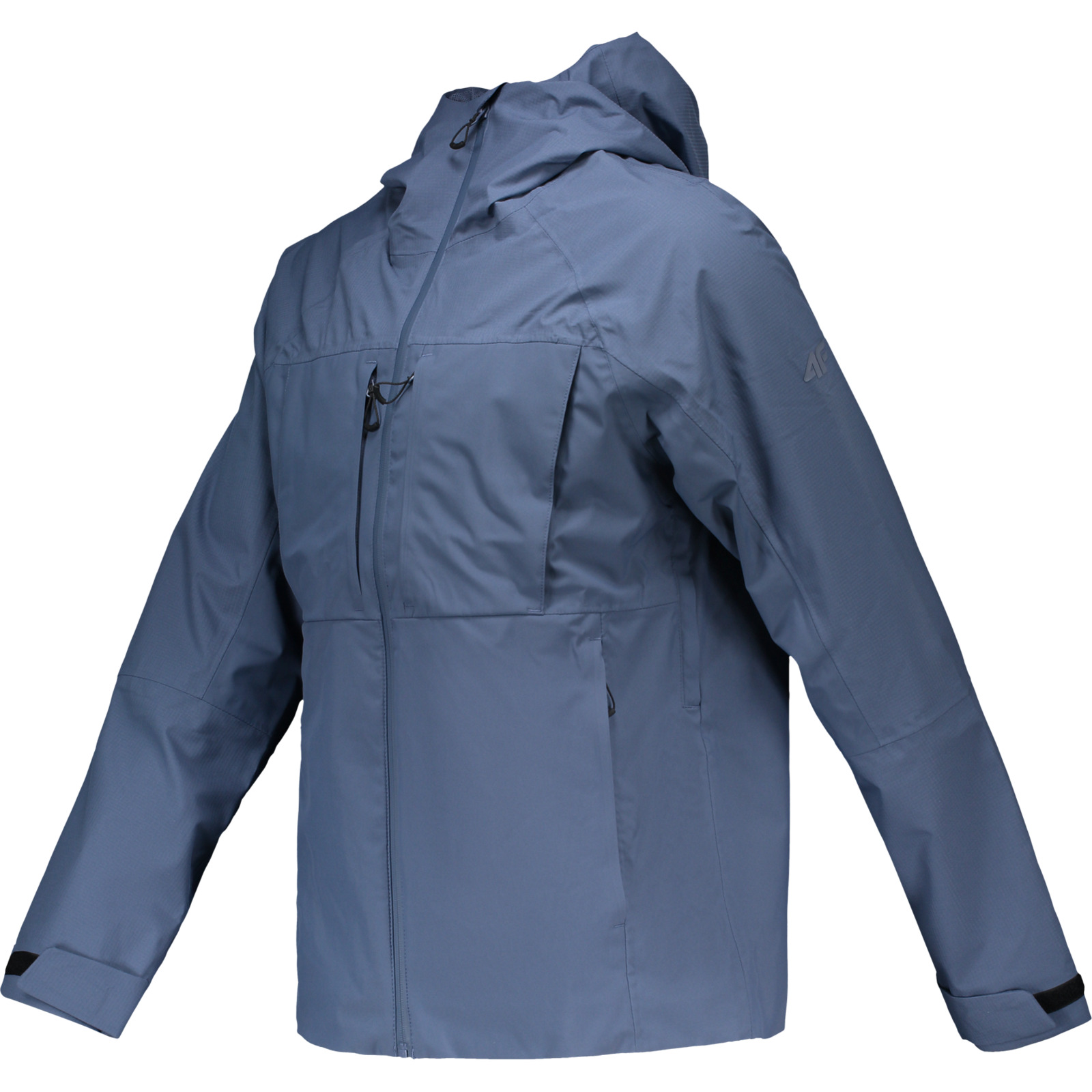 4F Herren-Softshelljacke mit Kapuze S, blau