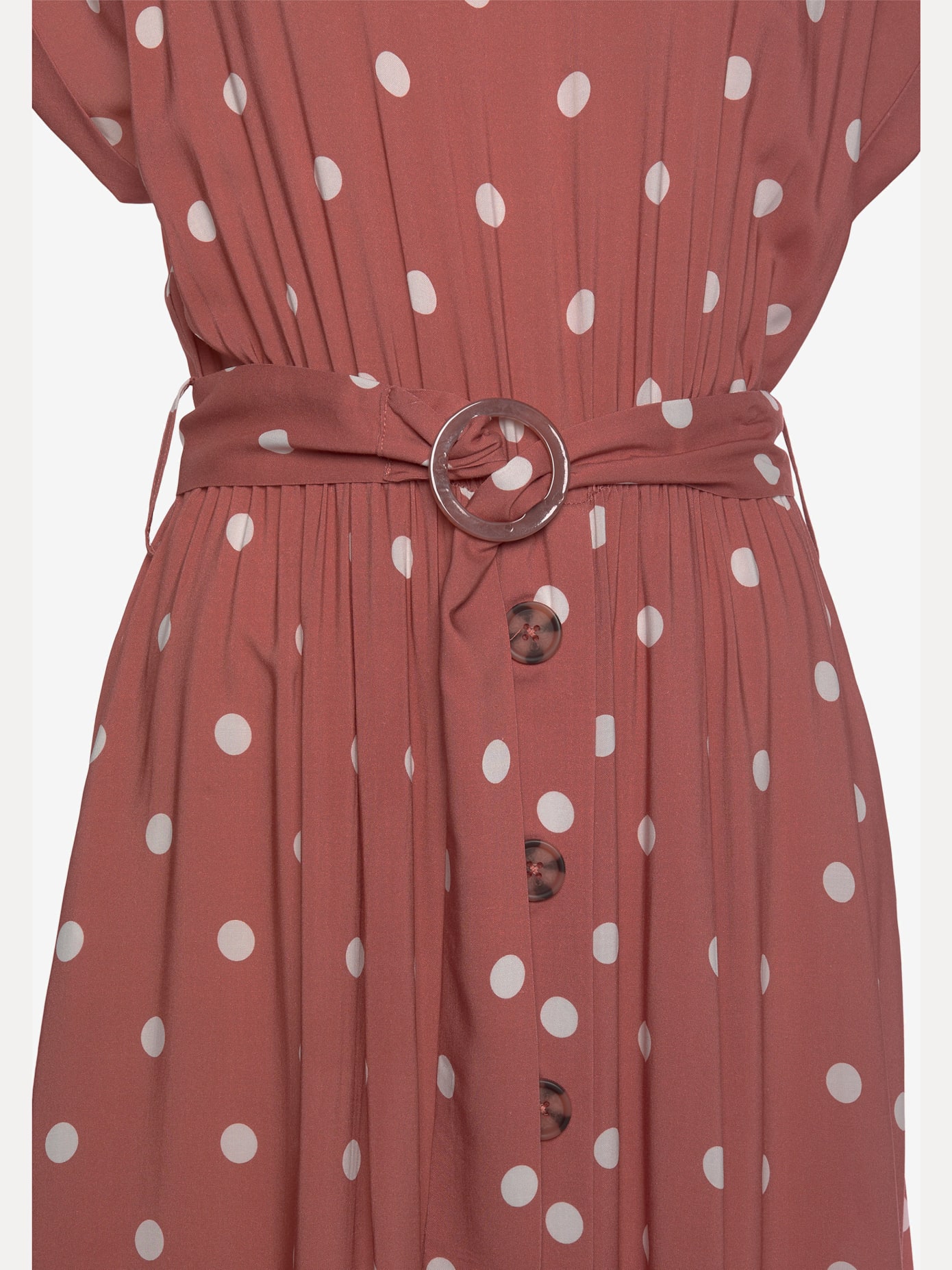 Robe mi-longue encolure haute