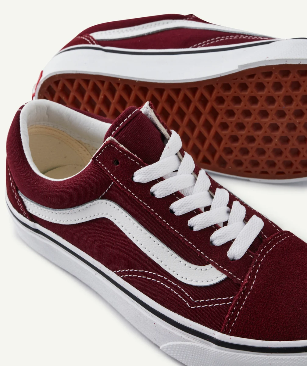 VANSBASKETS OLD SKOOL ROUGE ET BLANCHE