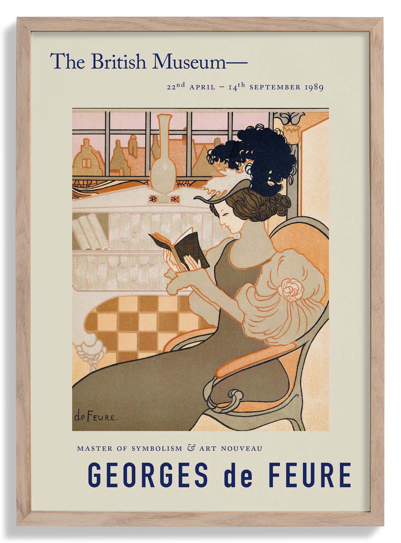 Georges de Feure Neujahrswünsche von Octave