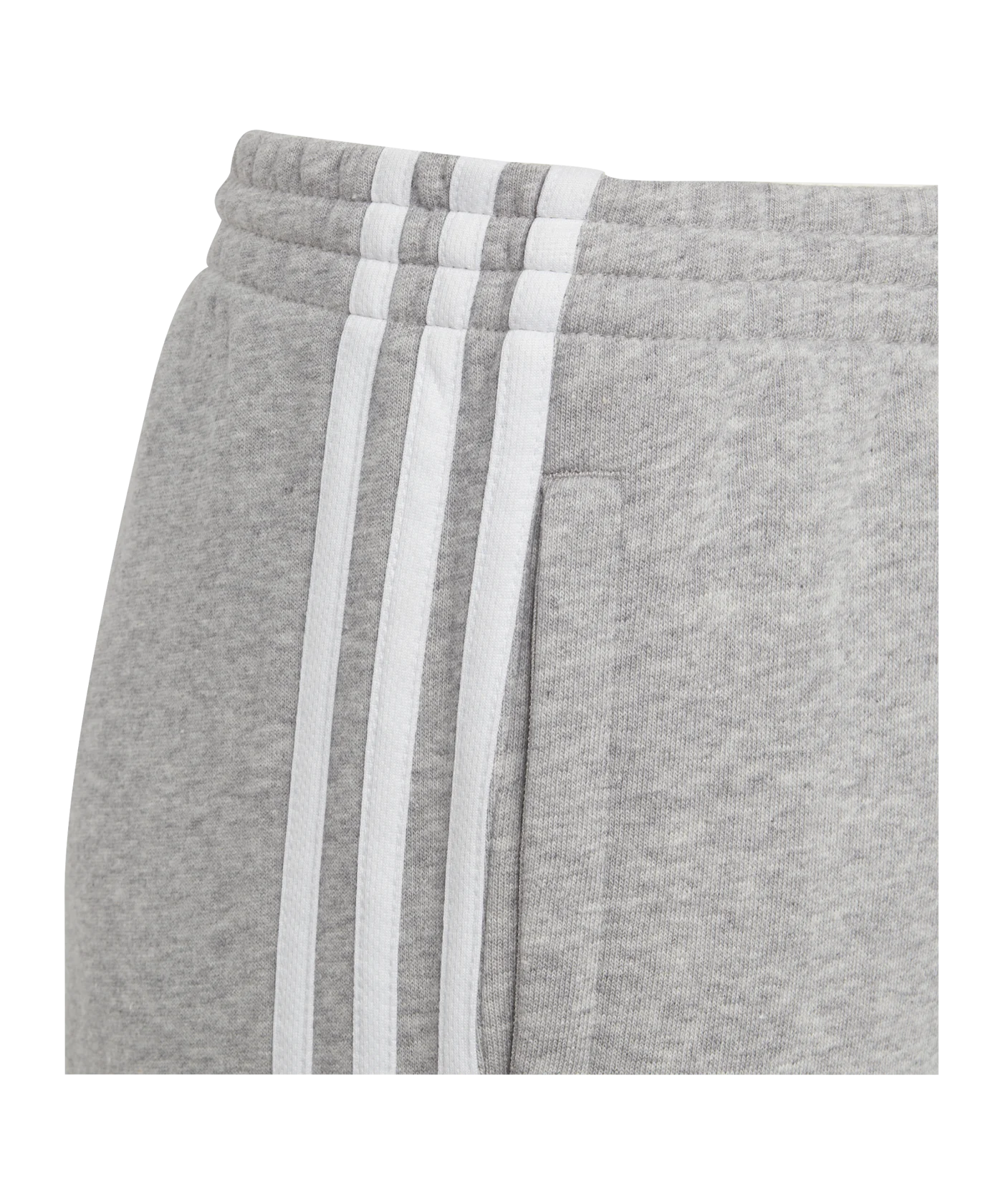 adidas 3S Fleece Trainingshose Kids Grau Weiss