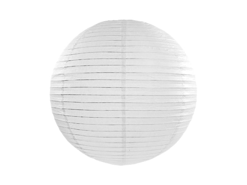 Witte Lampion Rond 35cm