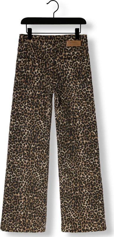 Indian Blue Jeans - Wide Fit Leopard - Broek - Bruin