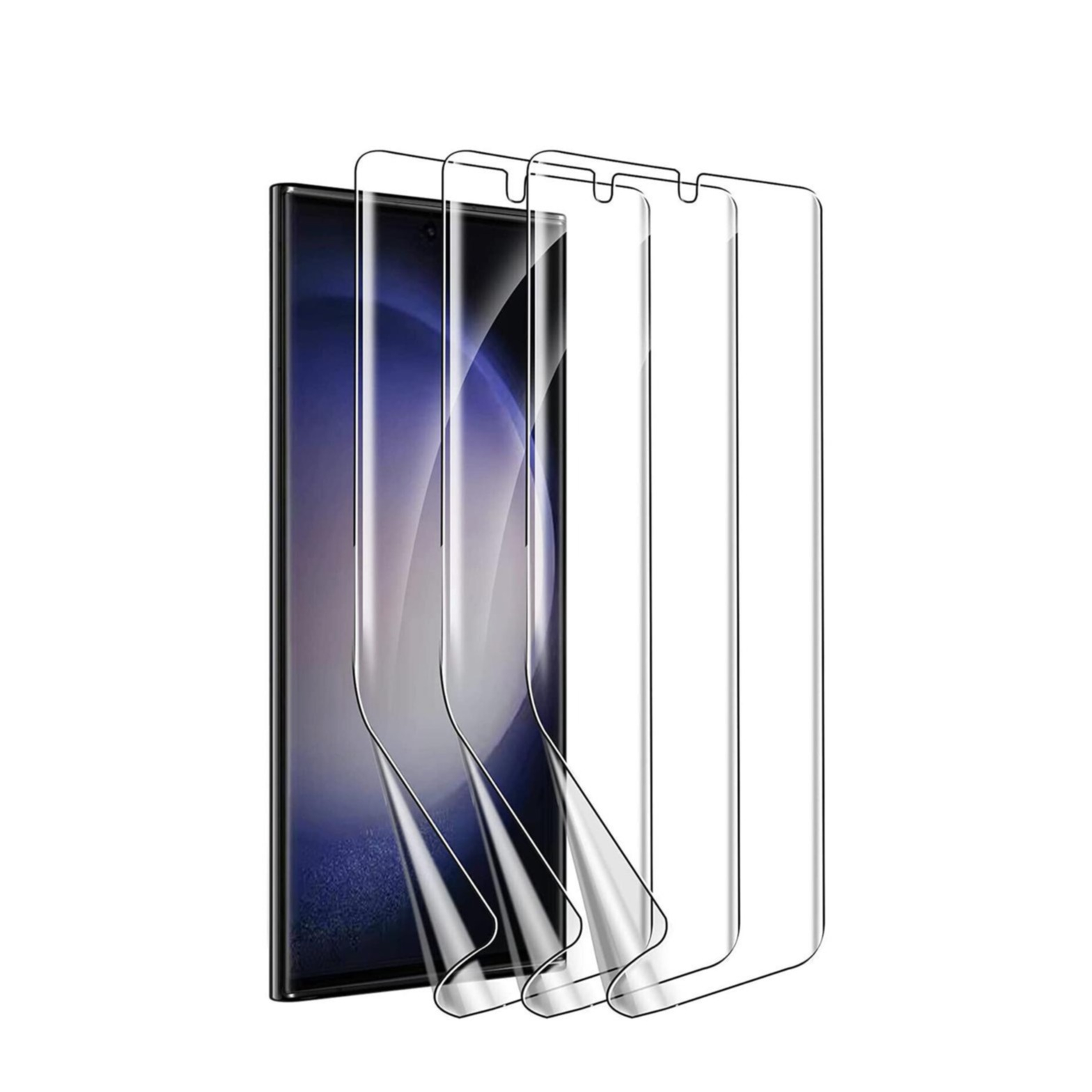 (3er Set) Samsung Galaxy S24 Hydrogel TPU Full Screen Display Schutzfolie