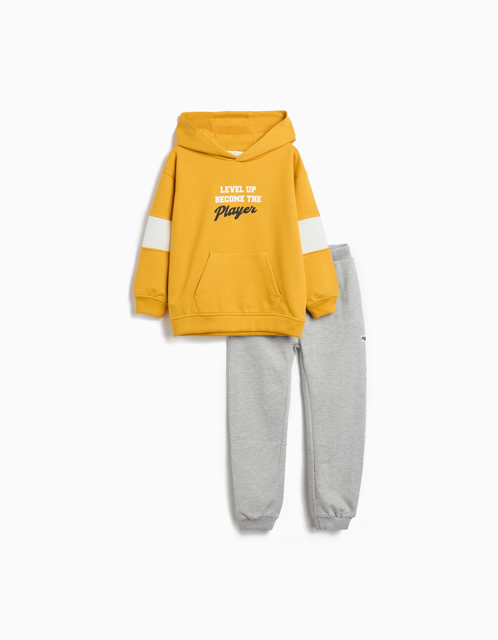 Conjunto de Jogging, Menino, Amarelo