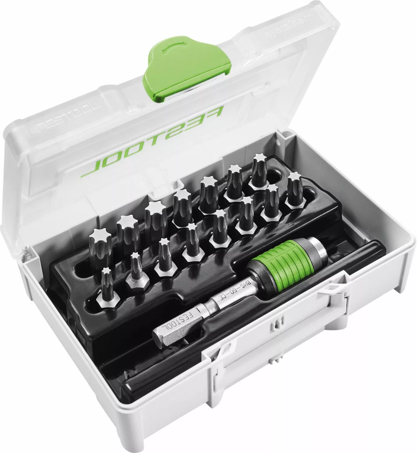 Festool SYS3XXS CE-TX BHS 60 16-delige bitset in microsystainer - Torx