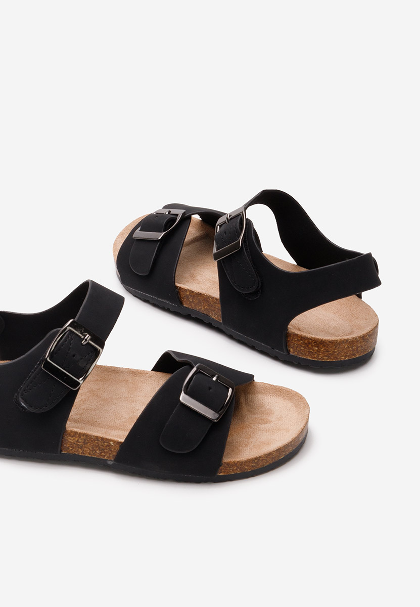 Sandales pour filles noires Kimina V2