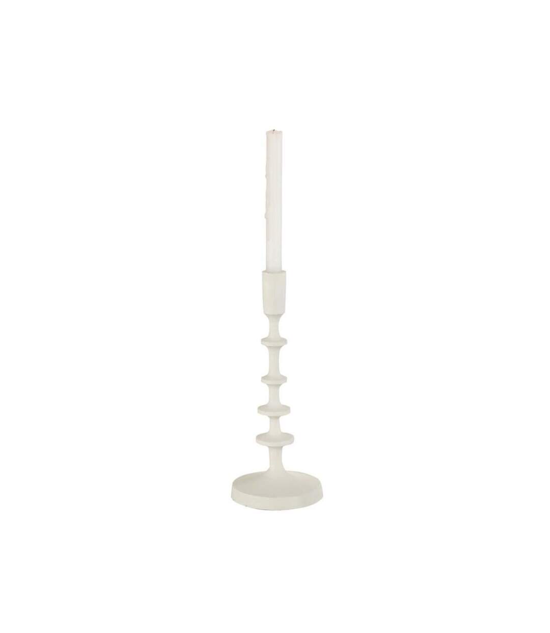 Paris Prix - Chandelier Rond Design izy 31cm Blanc