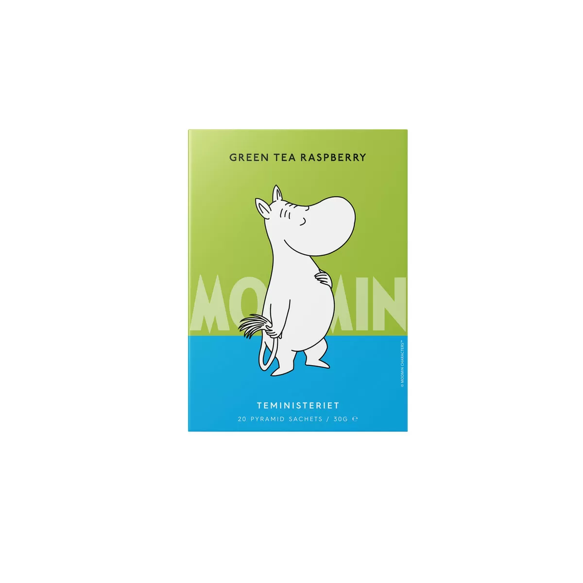 Teministeriet Moomin Green Tea Raspberry pyramider - 20 stk.