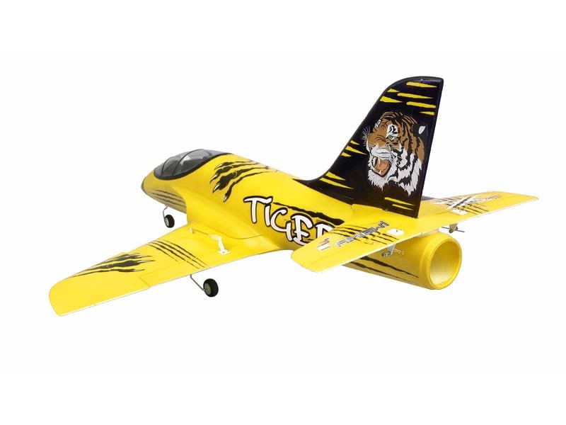 Amewi Impeller Jet Tiger S 55 mm EDF, Gelb PNP Kompakter AMX Flight Tiger S Jet