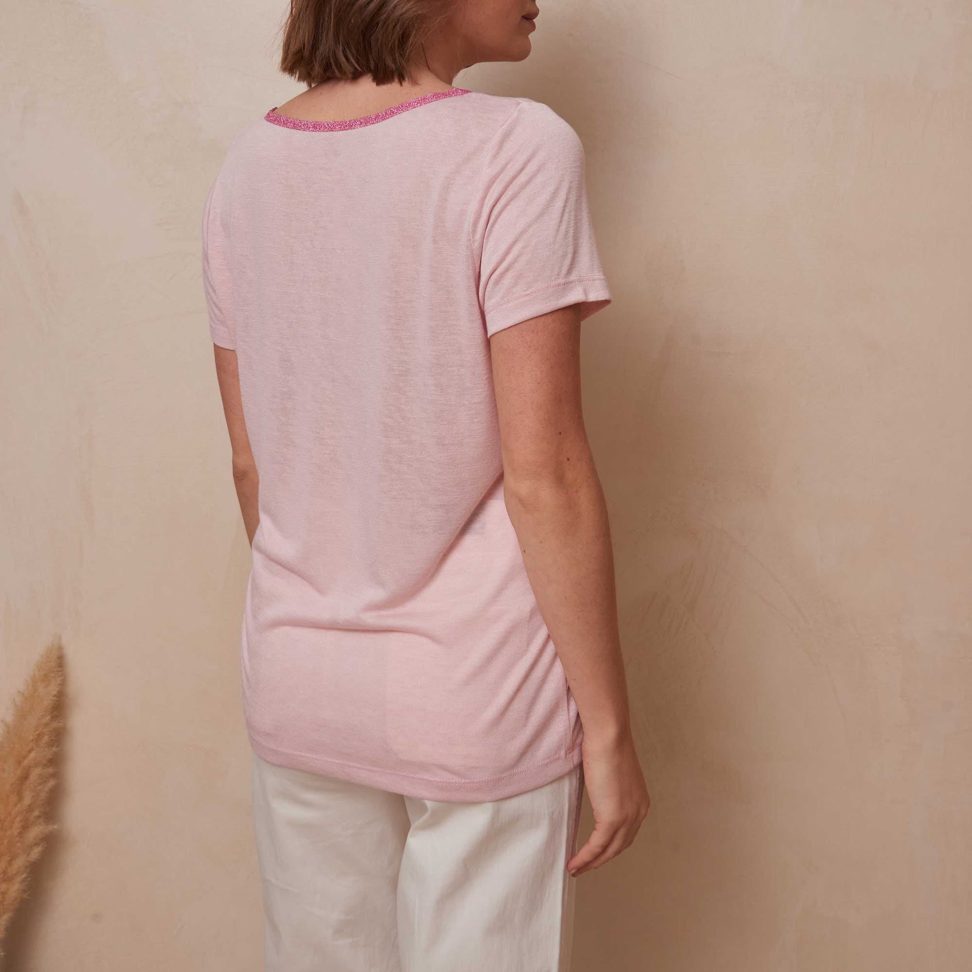 T-shirt Femme rose