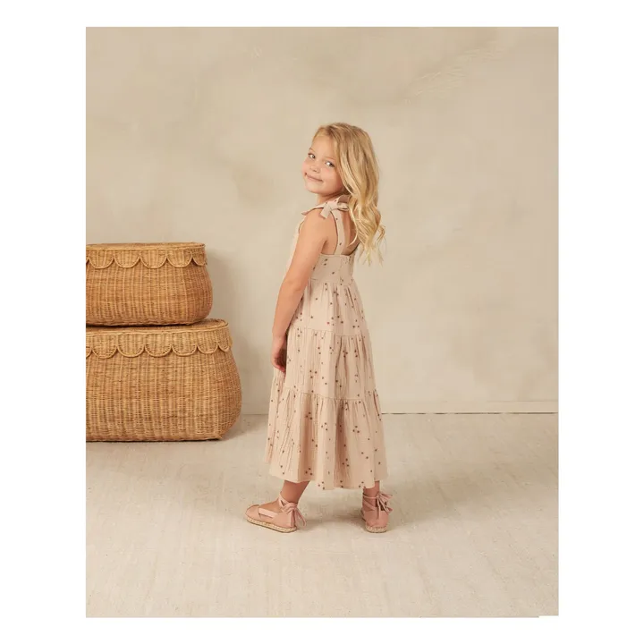 Rylee + Cru Robe Harbor Etoiles | Beige rosé