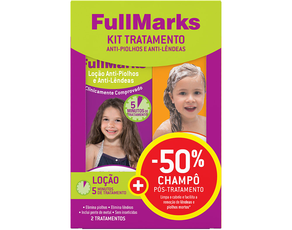 PACK FULLMARKS LOÇÃO   CHAMPO 50% 100 150ML