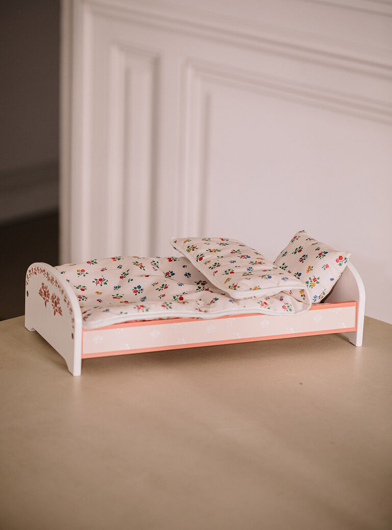 Lit pour Poupée en Bois