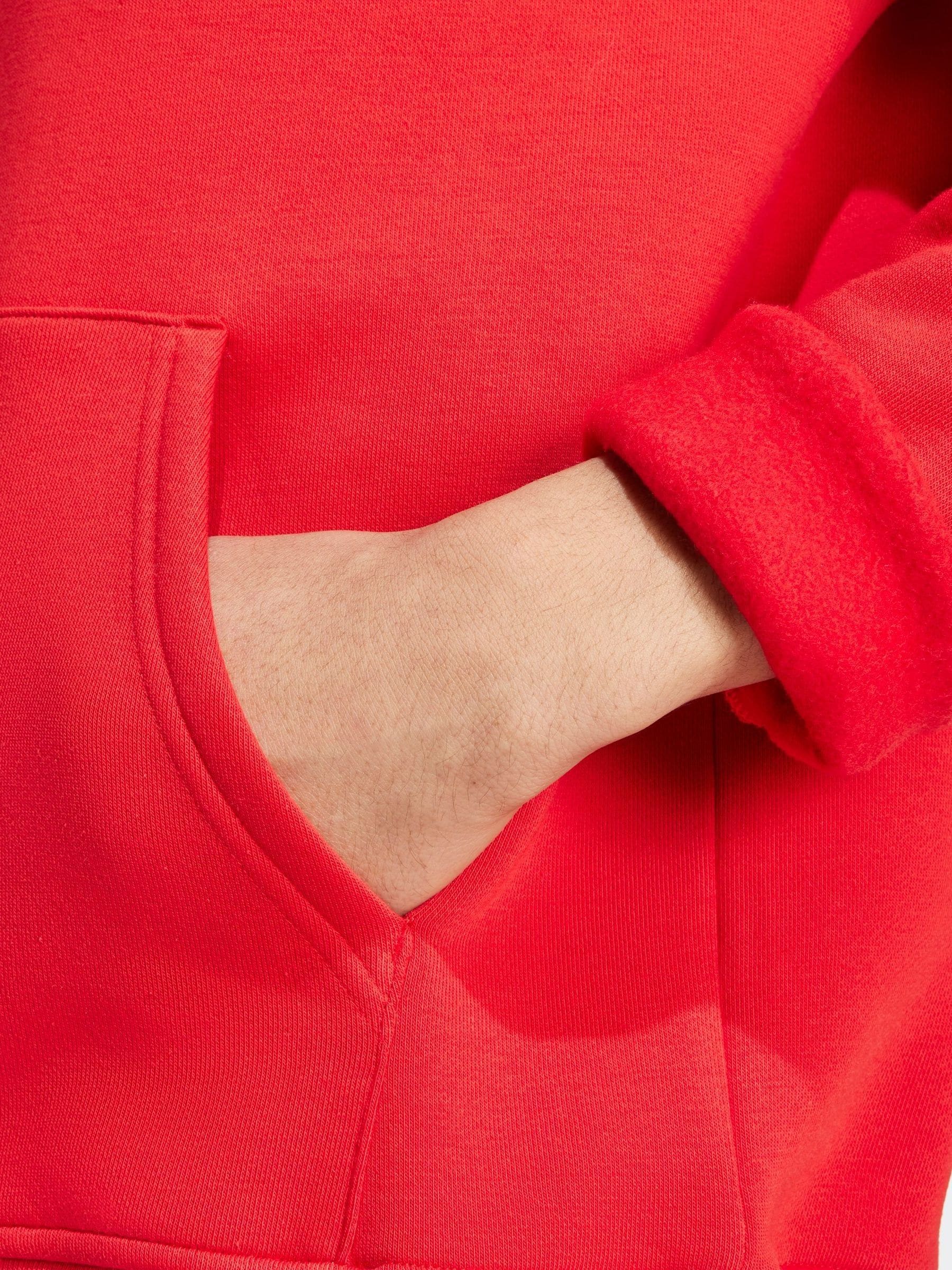 Rood - adidas Originals Essentials hoodie met trefoil