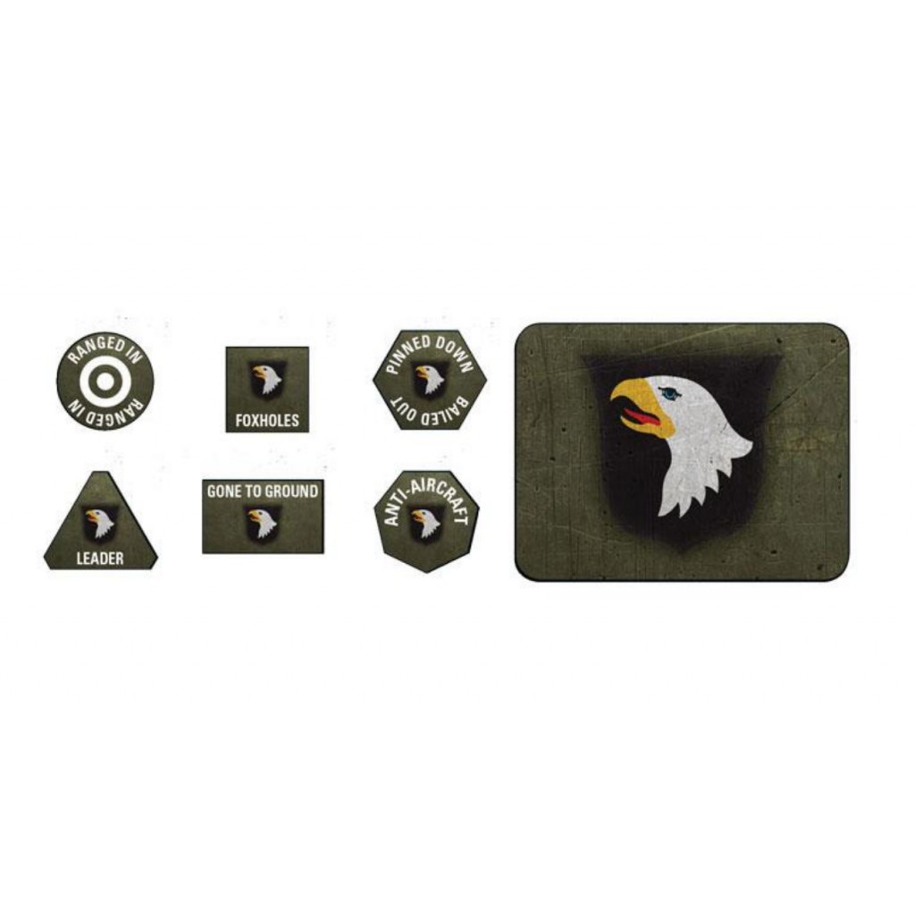 Flames of War - 101st Airborne Token & Objective Set