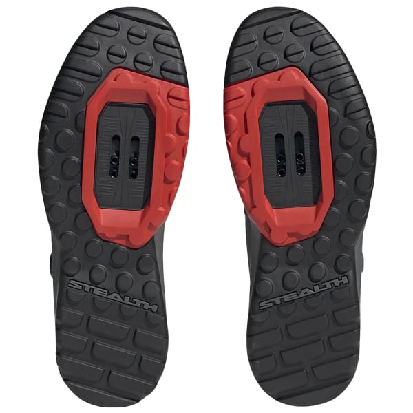 Chaussure VTT automatique FIVE TEN 5.10 TRAILCROSS PRO CLIP-IN GREY FIVE/CORE BLACK/RED